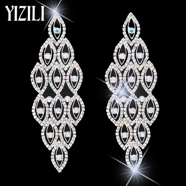 dangle & chandelier yizili 2021 ladies water drop shiny earrings multi layer pendant bridal rhinestone jewelry for women wedding gifts e040, Silver
dangle & chandelier yizili 2021 ladies water drop shiny earrings multi layer pendant bridal rhinestone jewelry for women wedding gifts e040, Silver