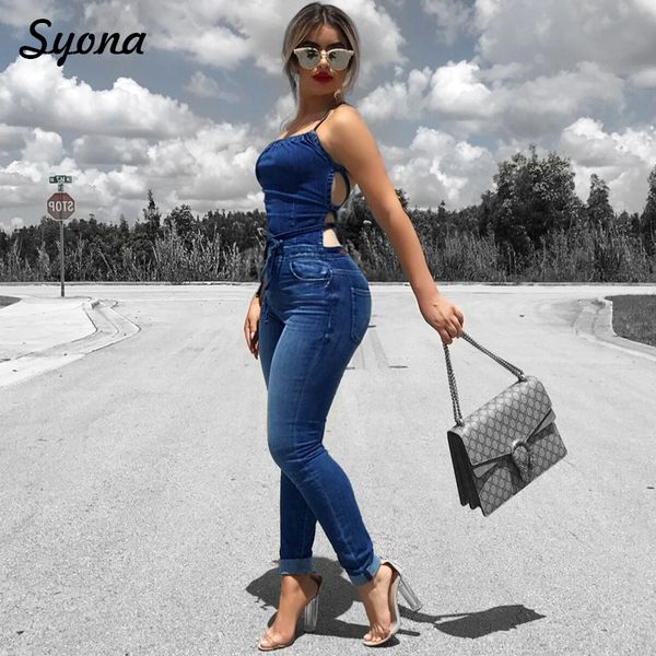 casual women strap romper denim jumpsuit halter stretch jeans one piece overalls long pants backless bandage plus size club, Black;white
casual women strap romper denim jumpsuit halter stretch jeans one piece overalls long pants backless bandage plus size club, Black;white