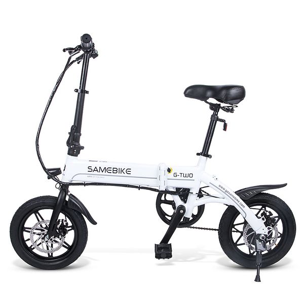 samebik14 inch foldable electric bike power assist electric bike e-bike scooter 36v 7.5ah 250w high speed brushless reduction engine, Silver;blue
samebik14 inch foldable electric bike power assist electric bike e-bike scooter 36v 7.5ah 250w high speed brushless reduction engine, Silver;blue