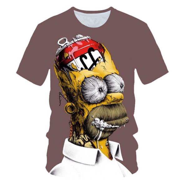 simpson animation with round collar and in 3d print shirts comics hippie anime men clothing
simpson animation with round collar and in 3d print shirts comics hippie anime men clothing