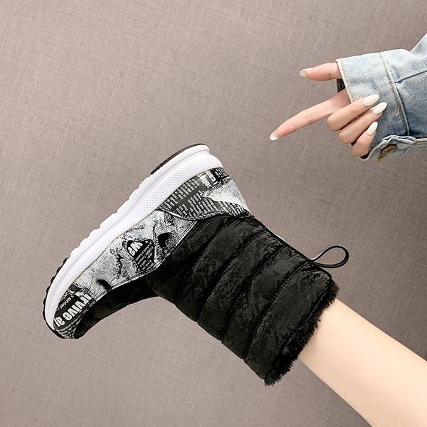 2020 зимние сапоги высокие ботинки снежка женщин плюша теплая обувь easy wear девушка женский горячие zip женщина printed платформа водонепр, Black
2020 зимние сапоги высокие ботинки снежка женщин плюша теплая обувь easy wear девушка женский горячие zip женщина printed платформа водонепр, Black
