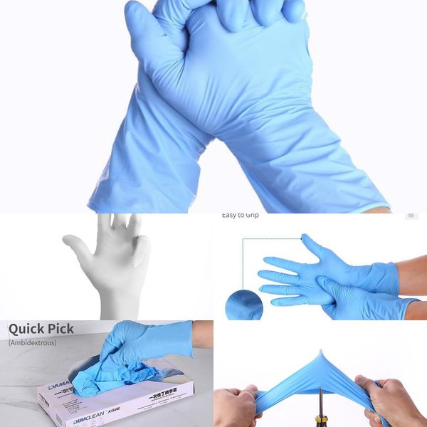blue&white nitrile disposable gloves, powder latex textured anti-skid food grade gl mfys1
blue&white nitrile disposable gloves, powder latex textured anti-skid food grade gl mfys1