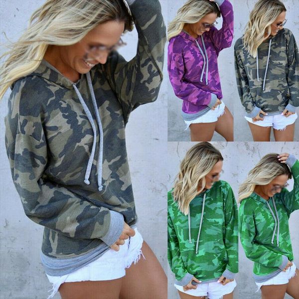 women ladies autumn casual fashion long sleeve camouflage hoodies sweatshirt blouse four color drop shipping good quality, Black
women ladies autumn casual fashion long sleeve camouflage hoodies sweatshirt blouse four color drop shipping good quality, Black