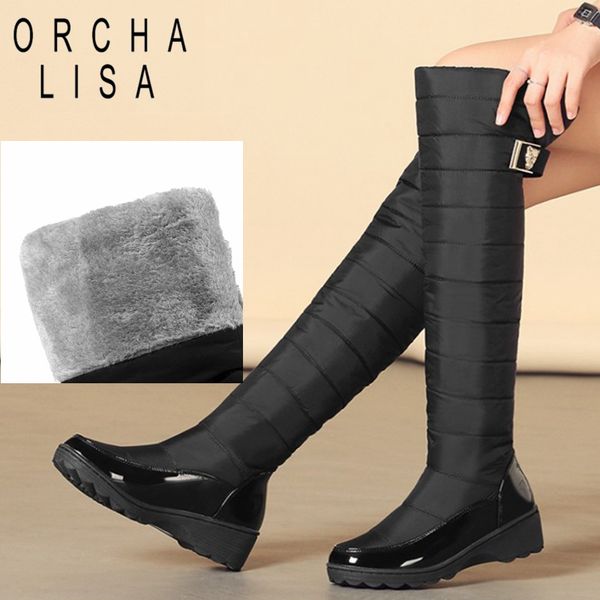 orcha lisa size обувь женщин новая мода снегоступы женщин warmwinter сапоги высокие непромокаемые колено botas mujer a797c, Black
orcha lisa size обувь женщин новая мода снегоступы женщин warmwinter сапоги высокие непромокаемые колено botas mujer a797c, Black