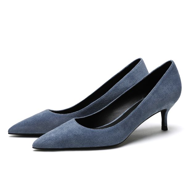 new women genuine kid suede leather classic design fashion pumps concise casual shoes woman spring shoes e0066, Black
new women genuine kid suede leather classic design fashion pumps concise casual shoes woman spring shoes e0066, Black