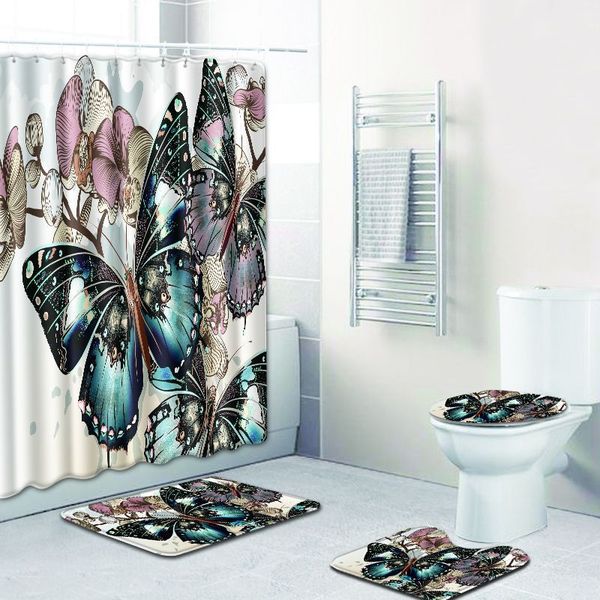 butterfly series bathroom accessory set mat shower curtain toilet cover carpet 4 piece set carpet bath mat rugs machine washable
butterfly series bathroom accessory set mat shower curtain toilet cover carpet 4 piece set carpet bath mat rugs machine washable