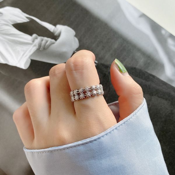 new design 925 sterling silver vintage jewelry original silver hand-made designer floral women adjustable rings japanese south korea style
new design 925 sterling silver vintage jewelry original silver hand-made designer floral women adjustable rings japanese south korea style