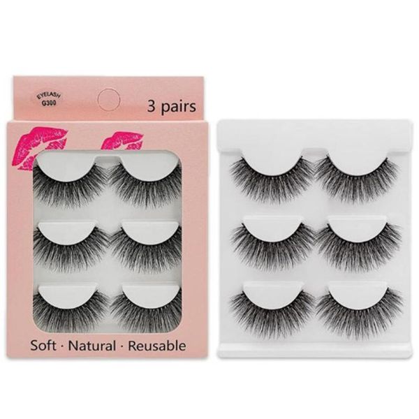3 pairs natural false eyelashes fake lashes long makeup 3d faux mink eyelash extension eyelashes for beauty extension tools
3 pairs natural false eyelashes fake lashes long makeup 3d faux mink eyelash extension eyelashes for beauty extension tools