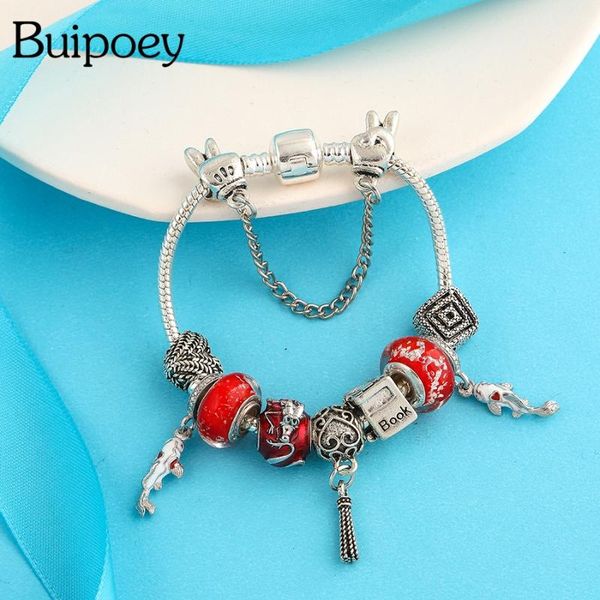 buipoey silver color dream book red crystal beaded carp charm bracelets for boys girls new victory commemorate bracelet gift, Golden;silver
buipoey silver color dream book red crystal beaded carp charm bracelets for boys girls new victory commemorate bracelet gift, Golden;silver