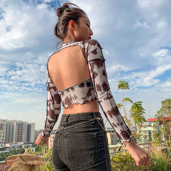 autumn women casual backless cross long sleeve cotton shirt tee shirt femme crop ladies club streewear, White
autumn women casual backless cross long sleeve cotton shirt tee shirt femme crop ladies club streewear, White