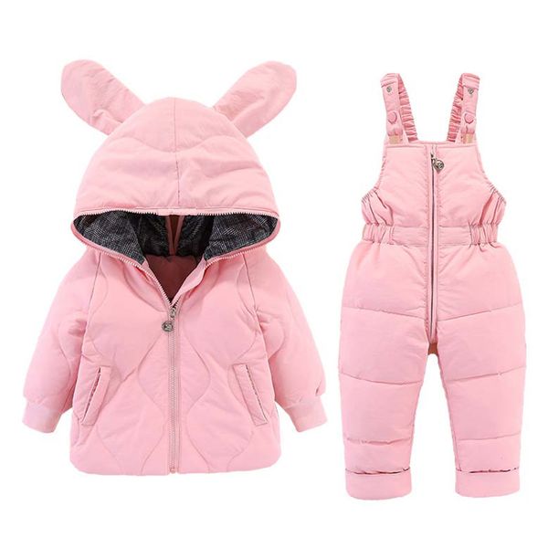 2020 new 2 pcs set baby winter suit infant cold-proof down jacket cartoon baby girl snowsuit coat warm children's clothing 0-4y, White 
2020 new 2 pcs set baby winter suit infant cold-proof down jacket cartoon baby girl snowsuit coat warm children's clothing 0-4y, White