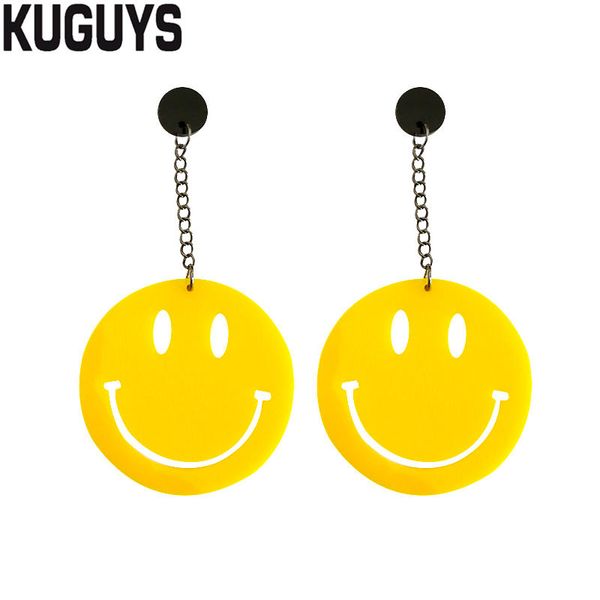 kuguys trendy yellow smiling face tassel earrings for womens trendy acrylic round drop earring fashion jewelry gift accessories, Silver
kuguys trendy yellow smiling face tassel earrings for womens trendy acrylic round drop earring fashion jewelry gift accessories, Silver