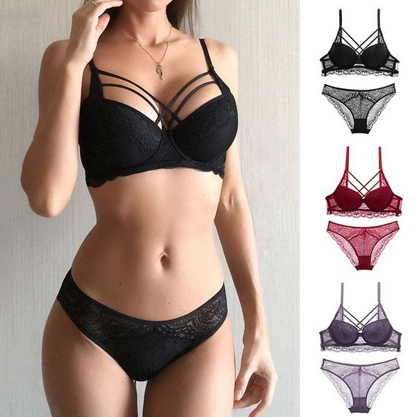 gym clothing vertvie women classic bandage bra set thick underwear lace embroidery gather lingerie for female casual push up, White;black
gym clothing vertvie women classic bandage bra set thick underwear lace embroidery gather lingerie for female casual push up, White;black