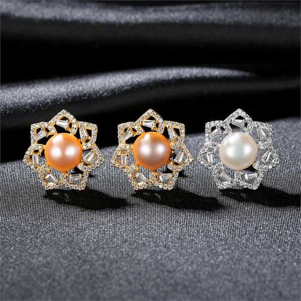 other meibapj fashion 925 genuine silver natural freshwater pearl flower stud earrings fine wedding jewelry for women, Golden;silver
other meibapj fashion 925 genuine silver natural freshwater pearl flower stud earrings fine wedding jewelry for women, Golden;silver