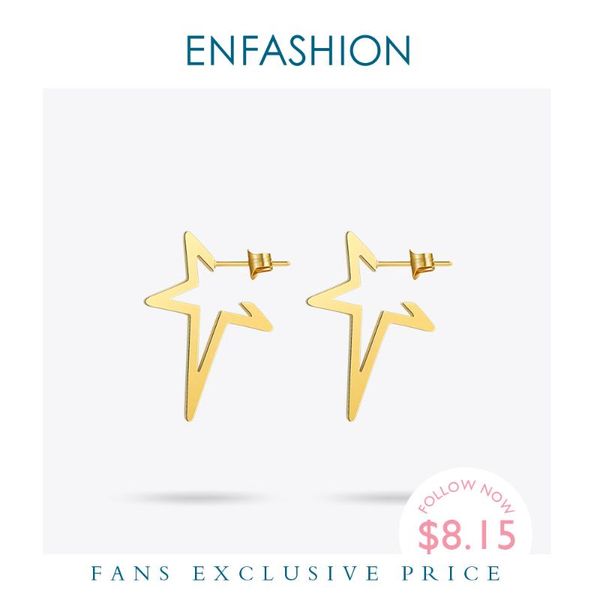 stud enfashion star earrings punk earring rose gold color earings stainless steel for women jewelry wholesale, Golden;silver
stud enfashion star earrings punk earring rose gold color earings stainless steel for women jewelry wholesale, Golden;silver
