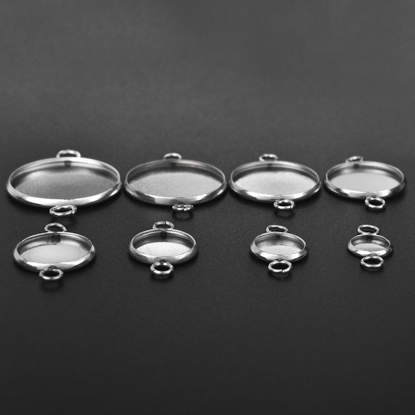 30pcs stainless steel connector setting round double loop cabochon base cameo bezel 6mm 8mm 10mm 12mm 14mm 16mm 18mm 20mm 25mm
30pcs stainless steel connector setting round double loop cabochon base cameo bezel 6mm 8mm 10mm 12mm 14mm 16mm 18mm 20mm 25mm