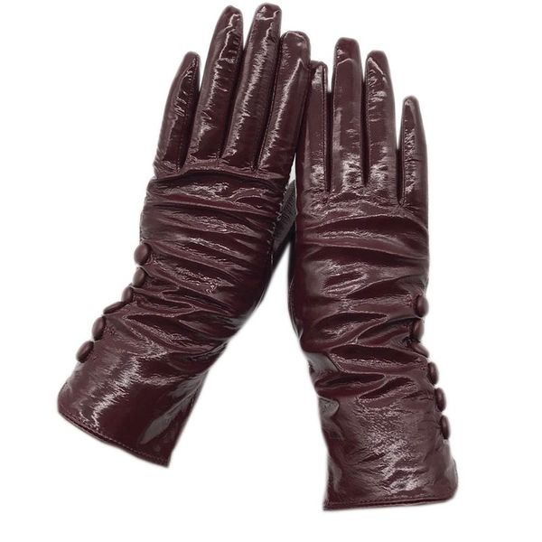 glove leather 2020 new sheepskin patent leather bright ladies winter warm driving high-end fashion, Blue;gray
glove leather 2020 new sheepskin patent leather bright ladies winter warm driving high-end fashion, Blue;gray