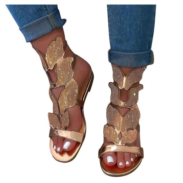 women rhinestone sandals flat ankle strap shoes summer ladies low heel buckle beach sandals female bling plus size shoes @c01, Black
women rhinestone sandals flat ankle strap shoes summer ladies low heel buckle beach sandals female bling plus size shoes @c01, Black