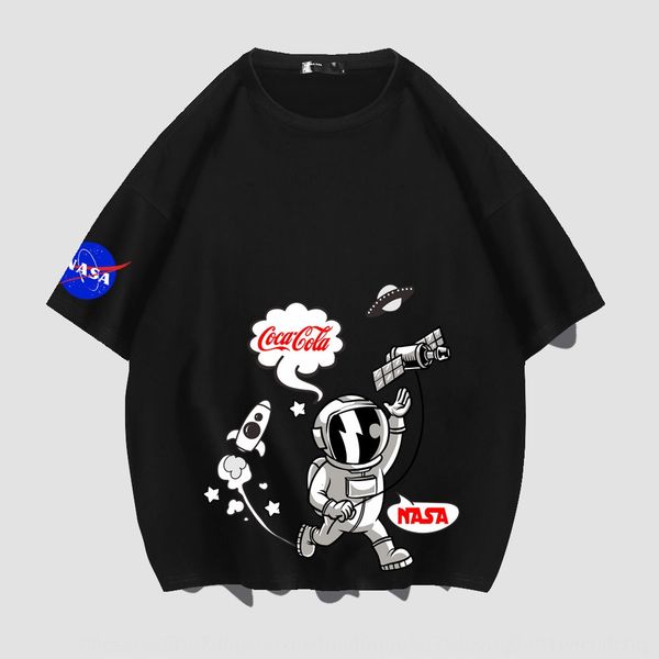 nasa short-sleeved men's fashion brand summer loose half-sleeved hip hop trend nasa astronauts t-shirt t-shirt joint half-sleeved 2ggky, Blue
nasa short-sleeved men's fashion brand summer loose half-sleeved hip hop trend nasa astronauts t-shirt t-shirt joint half-sleeved 2ggky, Blue