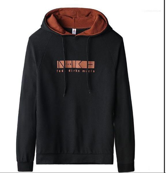 loose letter print homme sweatshirts long sleeve solid color crew neck pullovers male clothing mens designer hoodies, Black 
loose letter print homme sweatshirts long sleeve solid color crew neck pullovers male clothing mens designer hoodies, Black