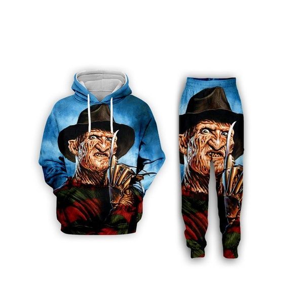 new fashion mens/womens a nightmare on elm street freddy krueger funny 3d print casual hoodie+pants s283, Gray
new fashion mens/womens a nightmare on elm street freddy krueger funny 3d print casual hoodie+pants s283, Gray