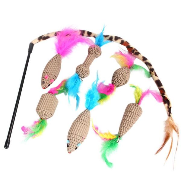 7pcs/set pet cat toy teaser feather fishing rod play wand interactive toys pets accessories replacement heads set#0805pjr
7pcs/set pet cat toy teaser feather fishing rod play wand interactive toys pets accessories replacement heads set#0805pjr
