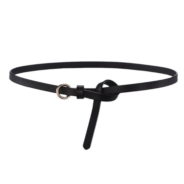 thin belt women for dress soft leather casual narrow knotted strap belts gifts jeans, Black;brown
thin belt women for dress soft leather casual narrow knotted strap belts gifts jeans, Black;brown
