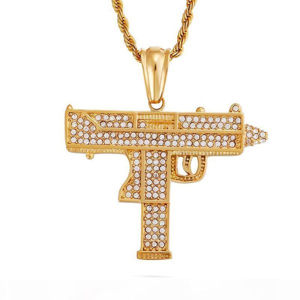 cool men hip hop full rhinestone inlay pendants necklace 316l stainless steel 18k gold plated jewelry, Silver
cool men hip hop full rhinestone inlay pendants necklace 316l stainless steel 18k gold plated jewelry, Silver