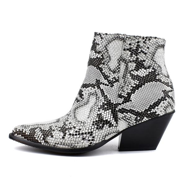 boots fashion women's short snakeskin winter cowboy ankle for women brand chaussure bottes large size 34-48, Black
boots fashion women's short snakeskin winter cowboy ankle for women brand chaussure bottes large size 34-48, Black