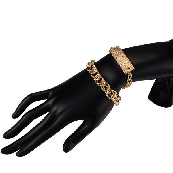 link, chain 2 pcs/set vintage chunky twist bracelets women bohemia retro bangle jewelry metal gold color wrist gift, Black
link, chain 2 pcs/set vintage chunky twist bracelets women bohemia retro bangle jewelry metal gold color wrist gift, Black