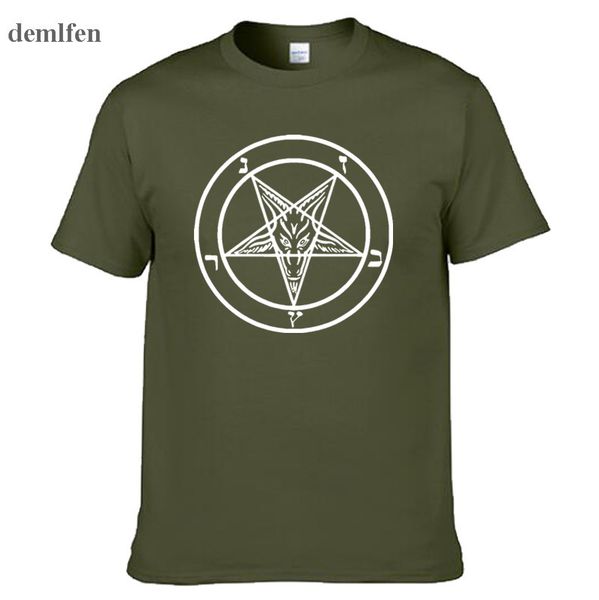 pentagram gothic occult satan new men's fashion cotton short-sleeve round collar t-shirt cool tees hip hop 
pentagram gothic occult satan new men's fashion cotton short-sleeve round collar t-shirt cool tees hip hop