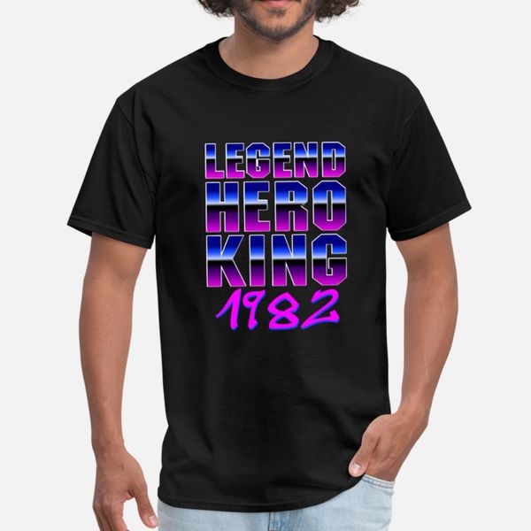 1982 legend hero king birthday t shirt men designing short sleeve s-3xl natural interesting building spring family shirt, White;black
1982 legend hero king birthday t shirt men designing short sleeve s-3xl natural interesting building spring family shirt, White;black