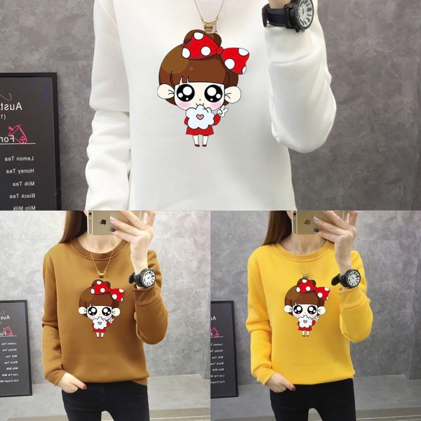 korean style women's 2020 autumn and winter plus velvet tide student loose large coat sweatersweater sweater size women's cartoon, Black
korean style women's 2020 autumn and winter plus velvet tide student loose large coat sweatersweater sweater size women's cartoon, Black