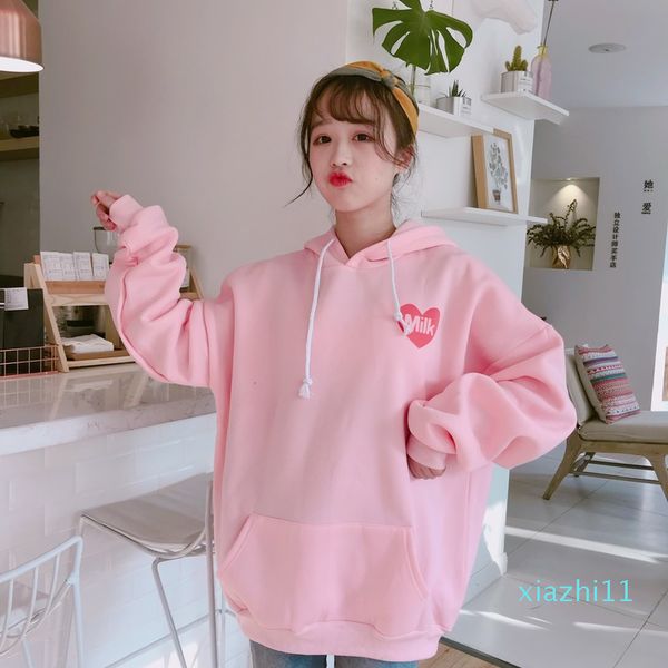 fashion cute cartoon printed hoodies back velvet thick hooded long sleeve female sweatshirts, Black
fashion cute cartoon printed hoodies back velvet thick hooded long sleeve female sweatshirts, Black