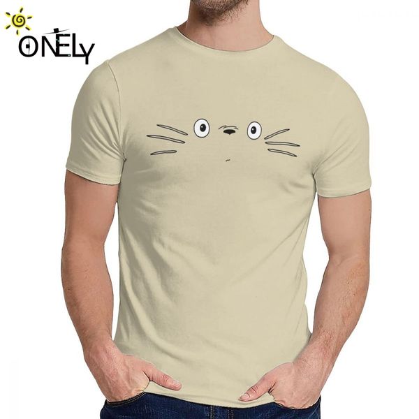 pure cotton my neighbor totoro face t shirt cute cartoon anime t-shirt