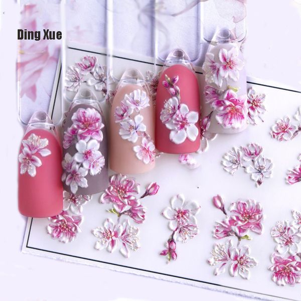 stickers & decals 1pc 3d acrylic engraved nail sticker embossed white&pink color flower water empaistic slide z0342, Black
stickers & decals 1pc 3d acrylic engraved nail sticker embossed white&pink color flower water empaistic slide z0342, Black