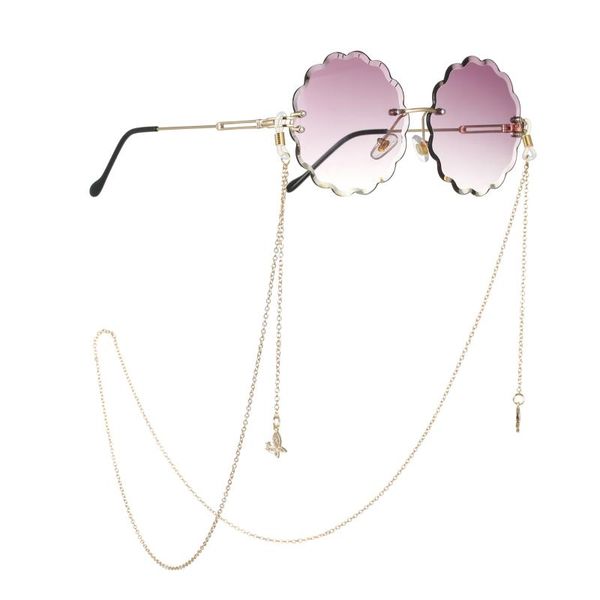 2020 copper crystal butterfly charm eyewear chain sunglasses hanging neck to prevent dropping eyeglasses holder accessories, Silver
2020 copper crystal butterfly charm eyewear chain sunglasses hanging neck to prevent dropping eyeglasses holder accessories, Silver