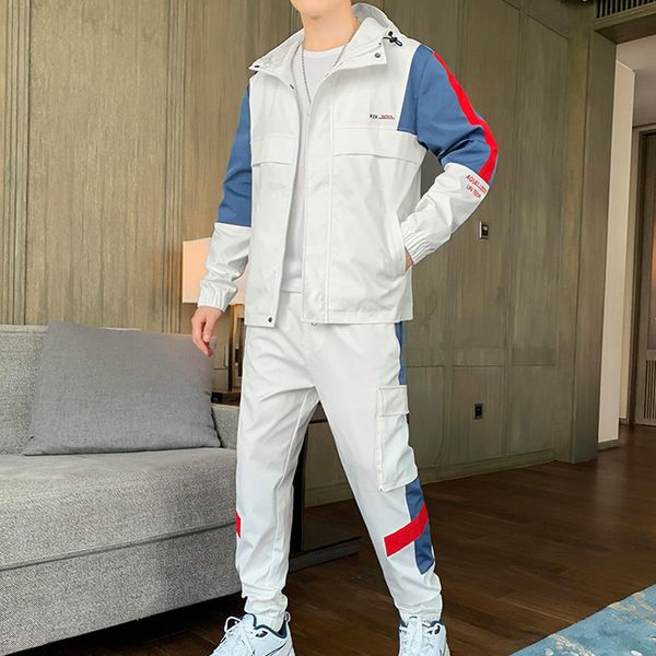 running sets autumn fashion hip hop workwear suit mens tracksuit hooded jacket+sweatpants two-piece men sportswear, Black;blue
running sets autumn fashion hip hop workwear suit mens tracksuit hooded jacket+sweatpants two-piece men sportswear, Black;blue