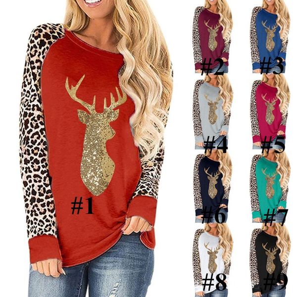 plus size women sweater christmas deer sequined leopard patchwork round neck fashion long sleeve t-shirt 2020 autumn winter clothes e92401, White
plus size women sweater christmas deer sequined leopard patchwork round neck fashion long sleeve t-shirt 2020 autumn winter clothes e92401, White