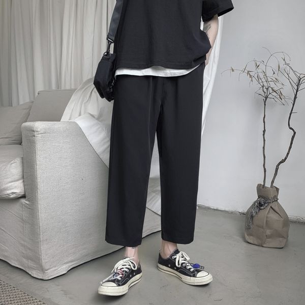 spring new trend loose solid color suit nine-point casual casual wide leg pants men's chic straight wide leg pants gcra0, Blue
spring new trend loose solid color suit nine-point casual casual wide leg pants men's chic straight wide leg pants gcra0, Blue