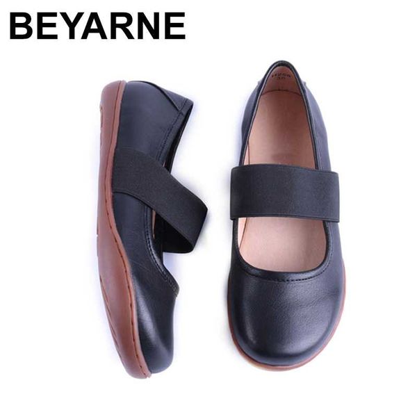beyarnewomen shoes plus size elastic band slip on ballerina shoes 100% genuine leather flat women ballerinas, Black
beyarnewomen shoes plus size elastic band slip on ballerina shoes 100% genuine leather flat women ballerinas, Black
