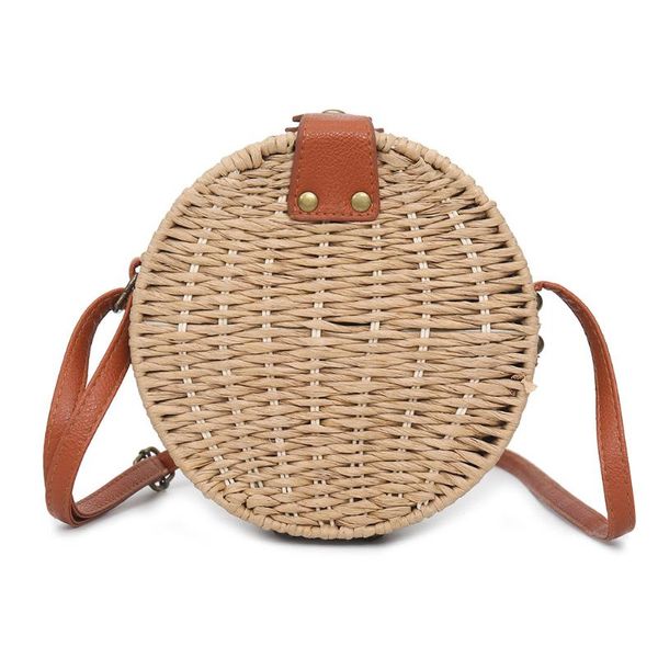 women handbag vintage round straw woven tote large capacity summer beach shoulder bag party shopping sale-wt
women handbag vintage round straw woven tote large capacity summer beach shoulder bag party shopping sale-wt