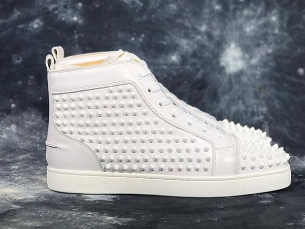 2020 new red bottom luxury designer white leather & spikes flats casual shoes shoes for men and women party lovers genuine leather sneakers, Black
2020 new red bottom luxury designer white leather & spikes flats casual shoes shoes for men and women party lovers genuine leather sneakers, Black