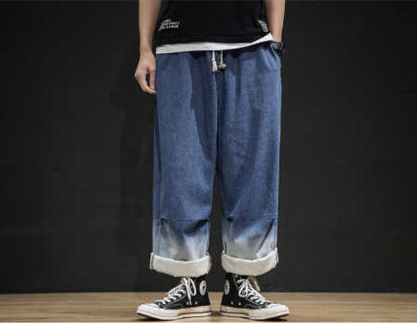 2020 summer new fashion stitching large size men's jeans elastic loose casual pants men size -5xl, Blue
2020 summer new fashion stitching large size men's jeans elastic loose casual pants men size -5xl, Blue