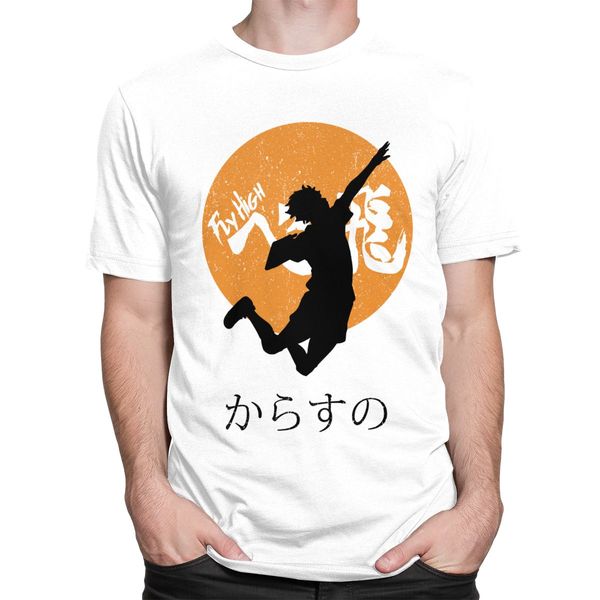 cool karasuno fly high t-shirt men o-neck short sleeved haikyuu hinata shoyo t shirt casual soft cotton tee manga clothing 
cool karasuno fly high t-shirt men o-neck short sleeved haikyuu hinata shoyo t shirt casual soft cotton tee manga clothing