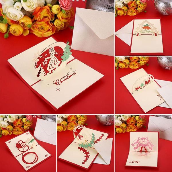 3d christmas greeting cards with envelope laser cut 10pcs tree post card for birthday valentine day party wedding decoration
3d christmas greeting cards with envelope laser cut 10pcs tree post card for birthday valentine day party wedding decoration