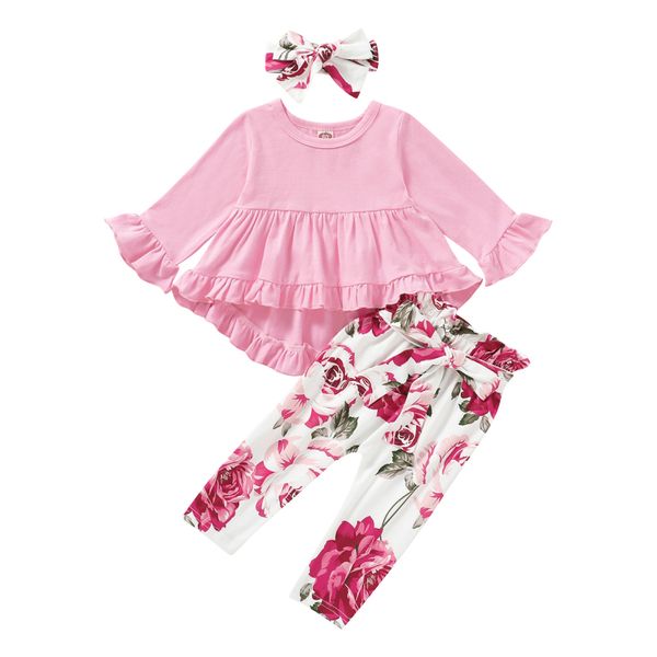 3pcs newborn baby girl clothes set long sleeve t-shirt+casual pants+headband infant clothing outfits#1, White
3pcs newborn baby girl clothes set long sleeve t-shirt+casual pants+headband infant clothing outfits#1, White