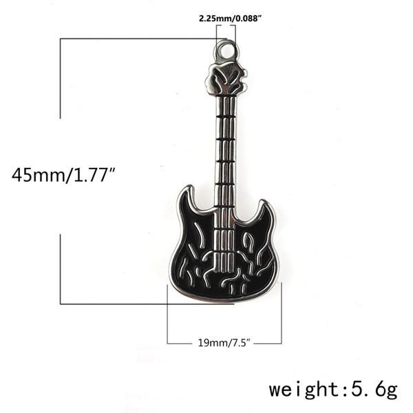 fashion stainless steel guitar shape charm for diy keychains pendants hiphop jewelry making metal key ring handmade accessories
fashion stainless steel guitar shape charm for diy keychains pendants hiphop jewelry making metal key ring handmade accessories