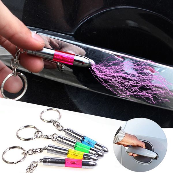 anti-static keychain key ring built-in led emitter car interior car key chain anti static copper dynamic portable pendant, Silver
anti-static keychain key ring built-in led emitter car interior car key chain anti static copper dynamic portable pendant, Silver