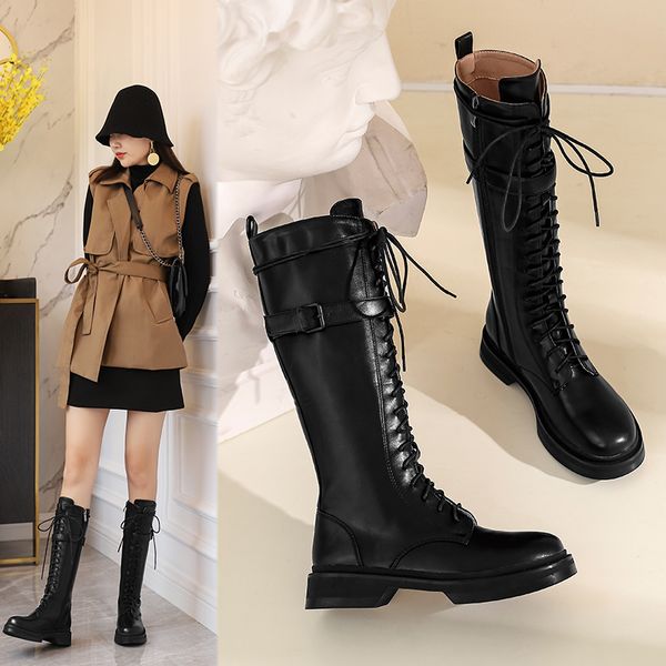 women knee high boots winter and autumn knee high shoes big size black genuine pu women zipper round toe boots 34-40
women knee high boots winter and autumn knee high shoes big size black genuine pu women zipper round toe boots 34-40